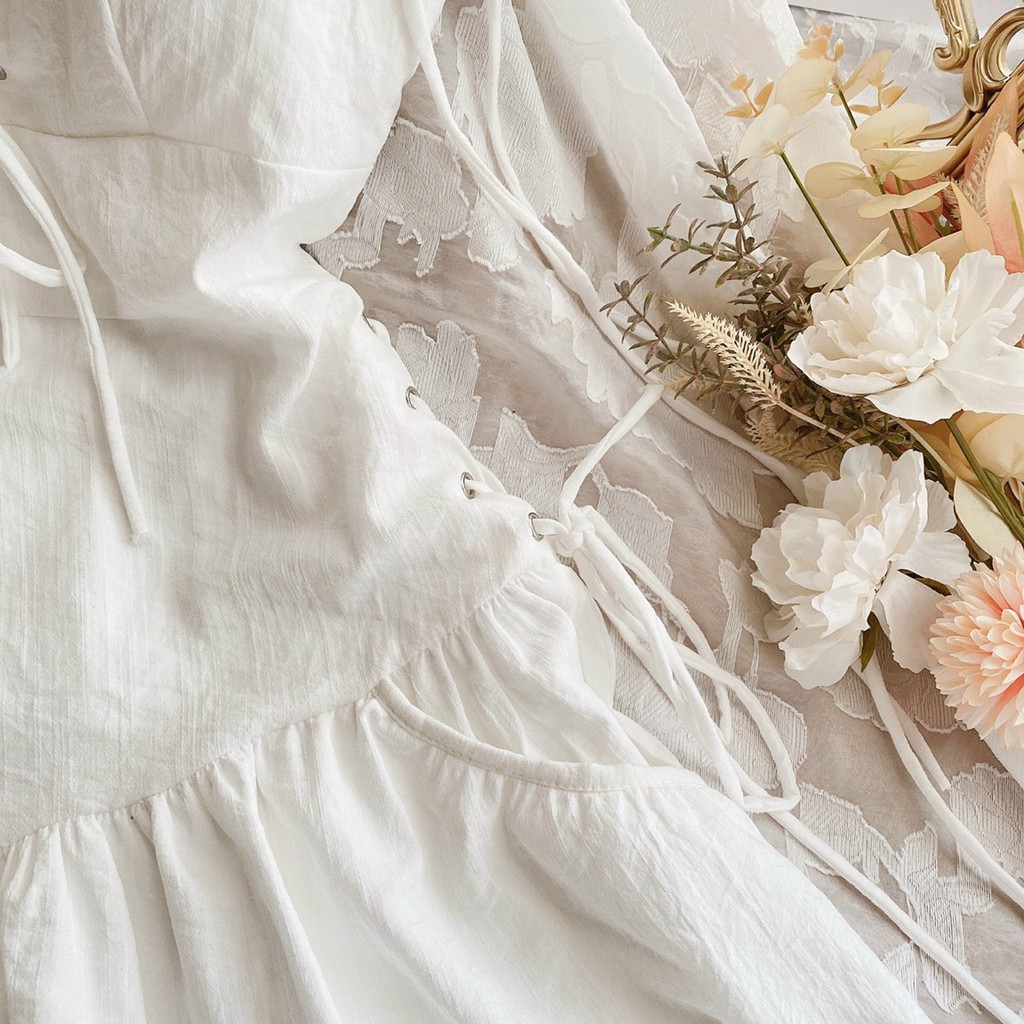 Đầm xòe nữ, đầm nữ đẹp, chất vải mịn mát, phong cách trẻ trung, hàng chuẩn bán shop, phom dưới 54kg | BigBuy360 - bigbuy360.vn