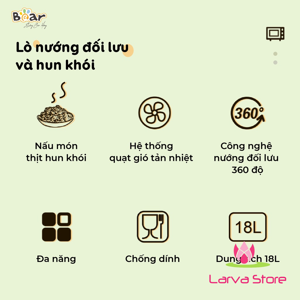Lò Nướng Điện Đa Năng BEAR DKX-C20R5 Dung Tích 20L