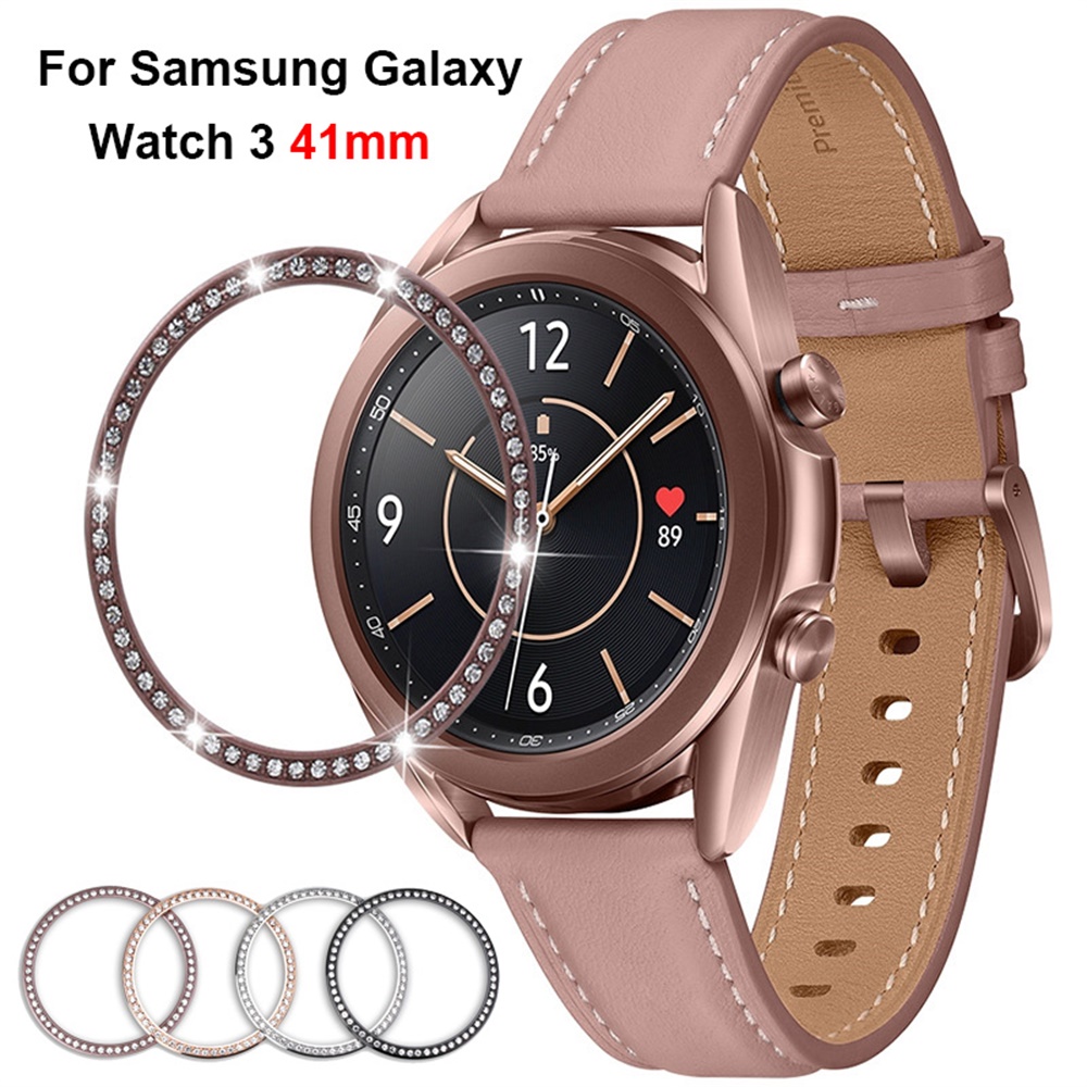 Viền Trang Trí Mặt Đồng Hồ Thông Minh Samsung Galaxy Watch 3 41mm 45mm
