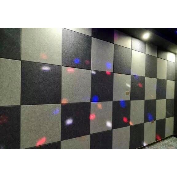 Nỉ tiêu âm  Acoustics Panels Polyester Sonic không vát góc cạnh 60x60cm Combo 8 Tấm