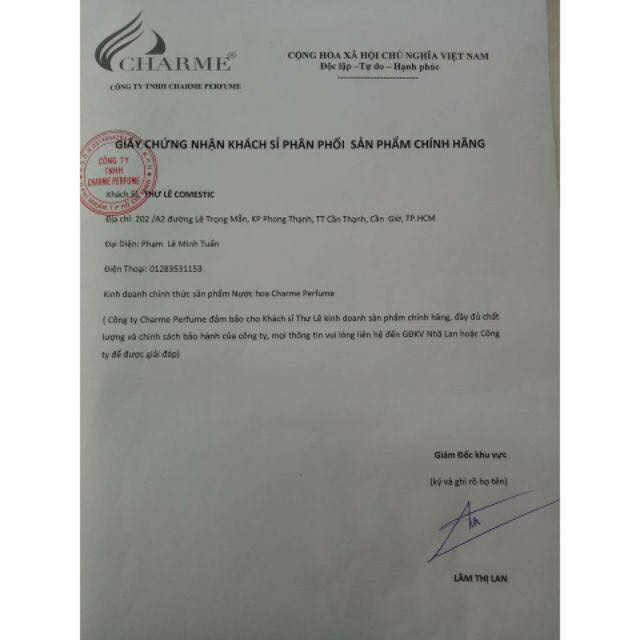 Nước hoa CHARME SO SEXY 100ML MẪU MỚI | BigBuy360 - bigbuy360.vn