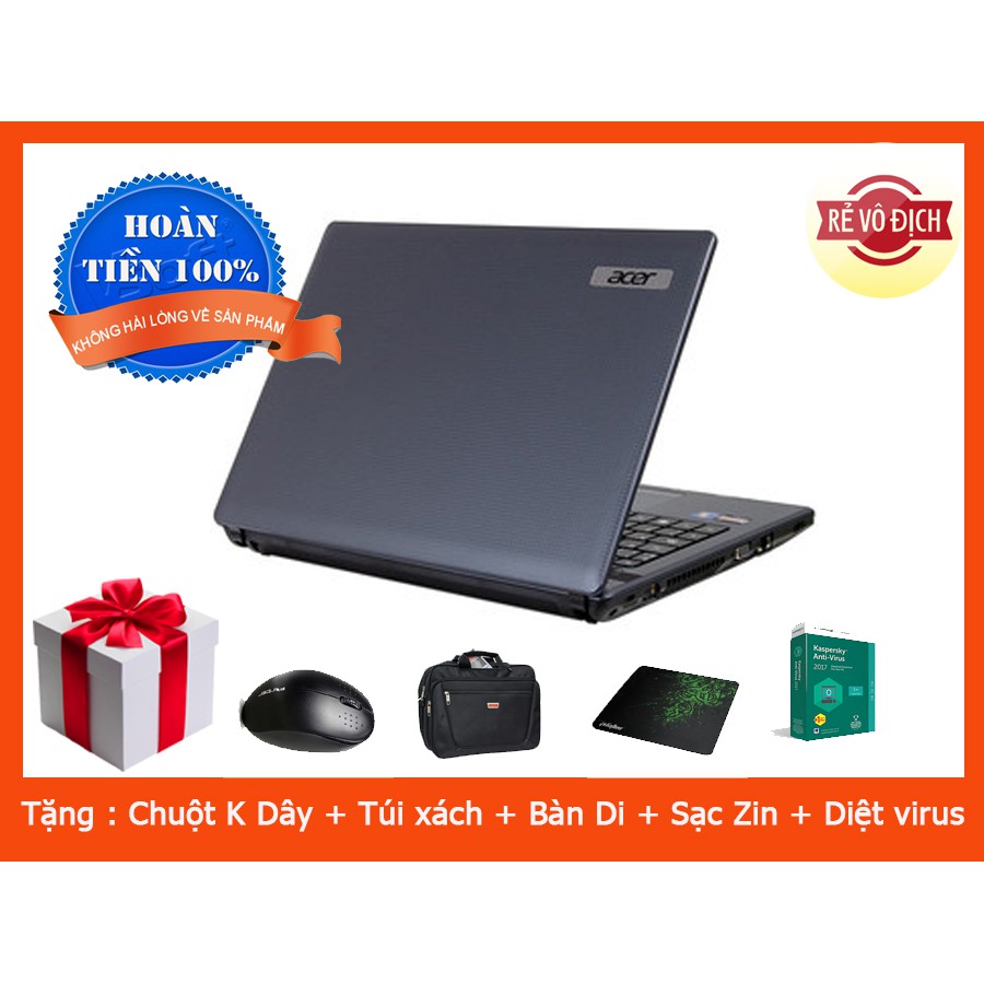 [Quá Rẻ] Laptop Văn Phòng Cũ Acer 4739 Core i3/Ram 4Gb/ Quá Ngon Chơi Liên minh