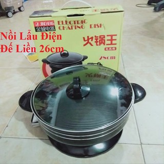 Nồi Lẩu Điện ĐẾ LIỀN Chất Lượng Cao 26cm