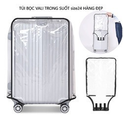 Bọc vali trong suôt size 22