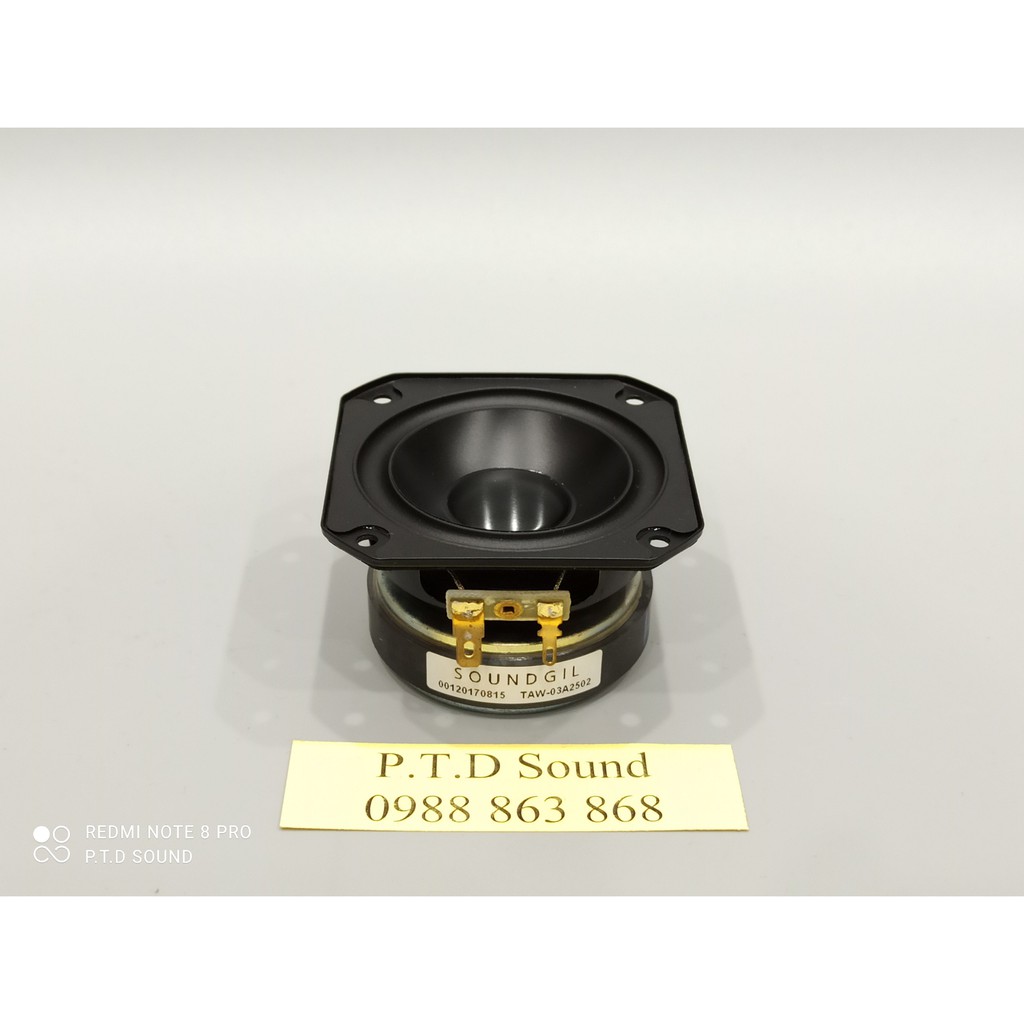 Củ Loa rời Mid Bass Sound Gil 3 inch 4ohm 20-50w. DIY loa siêu bass, siêu trầm, siêu mạnh hãng Soundgil từ PTD Sound