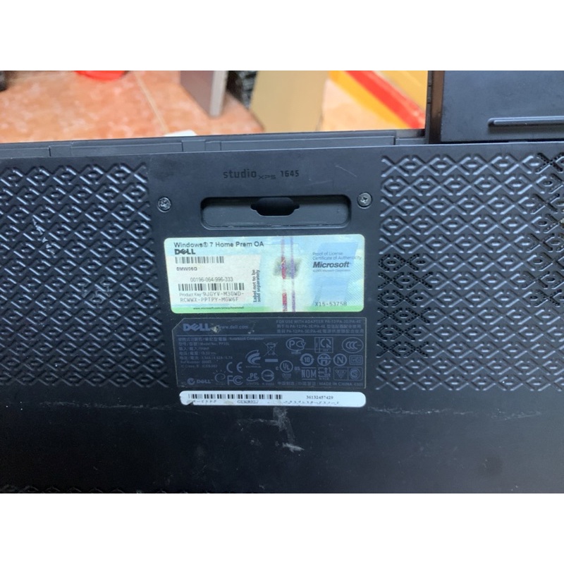 bộ vỏ laptop dell studio xps 1645 màn hình bể