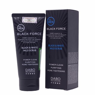 [CHÍNH HÃNG] Sữa Rửa Mặt Dành Cho Nam Ngừa Mụn, Sáng Da DABO Black Force For Men 120ml