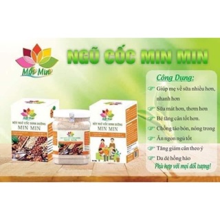 Bột ngũ cốc Min Min 2kg