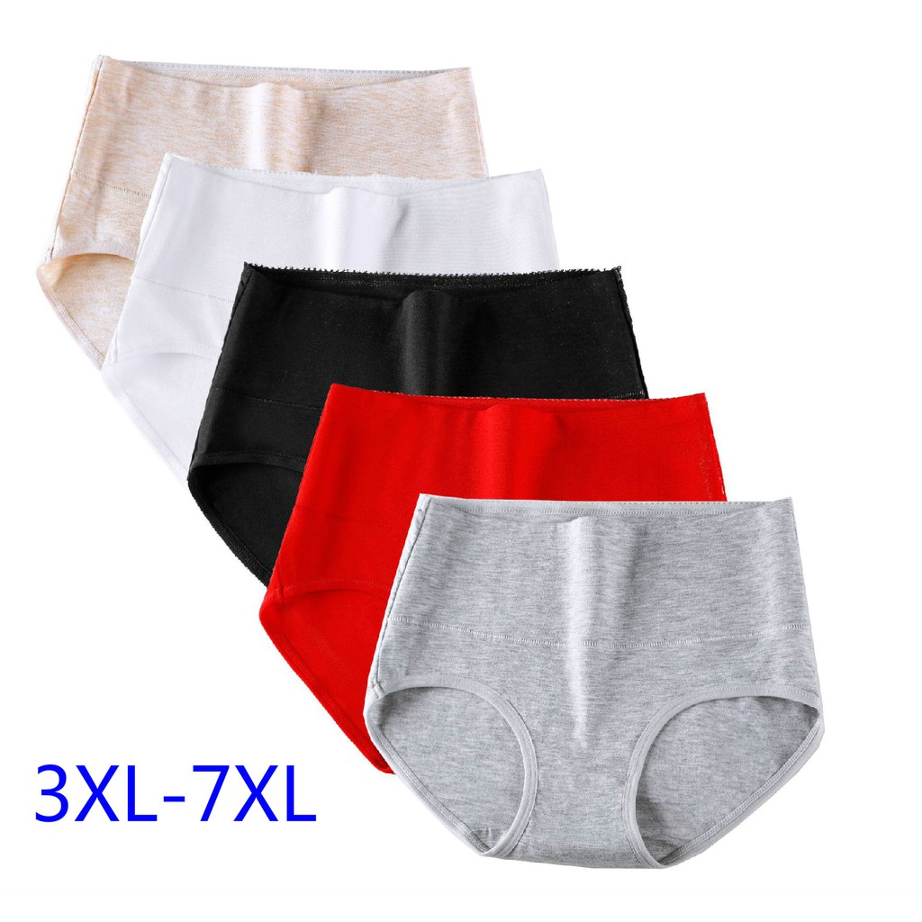 Quần lót nữ cỡ lớn 3XL-7XL 3XL, 4XL, 5XL, 6XL, 7XL quần lót lưng cao cotton modal cotton size lớn cộ
