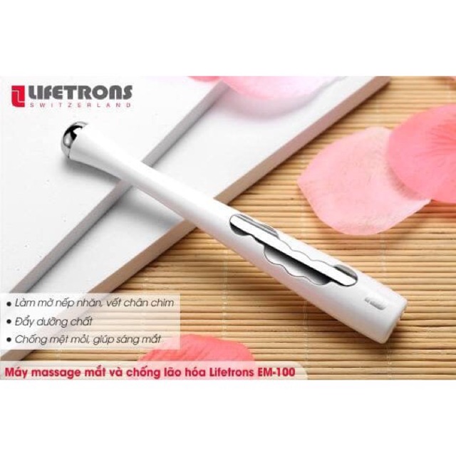 Máy massage mắt và chống lão hóa Lifetrons EM-100(tặng kem mắt) | BigBuy360 - bigbuy360.vn