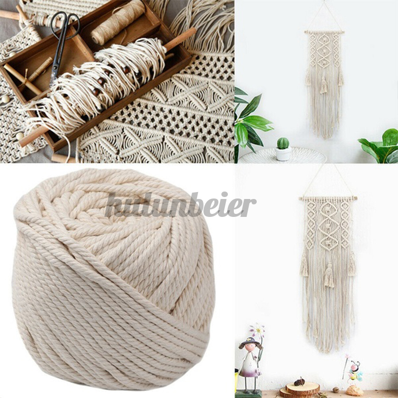 Dây Thừng Cotton 3 Sợi Màu Trắng Dùng Để Giặt Quần Áo