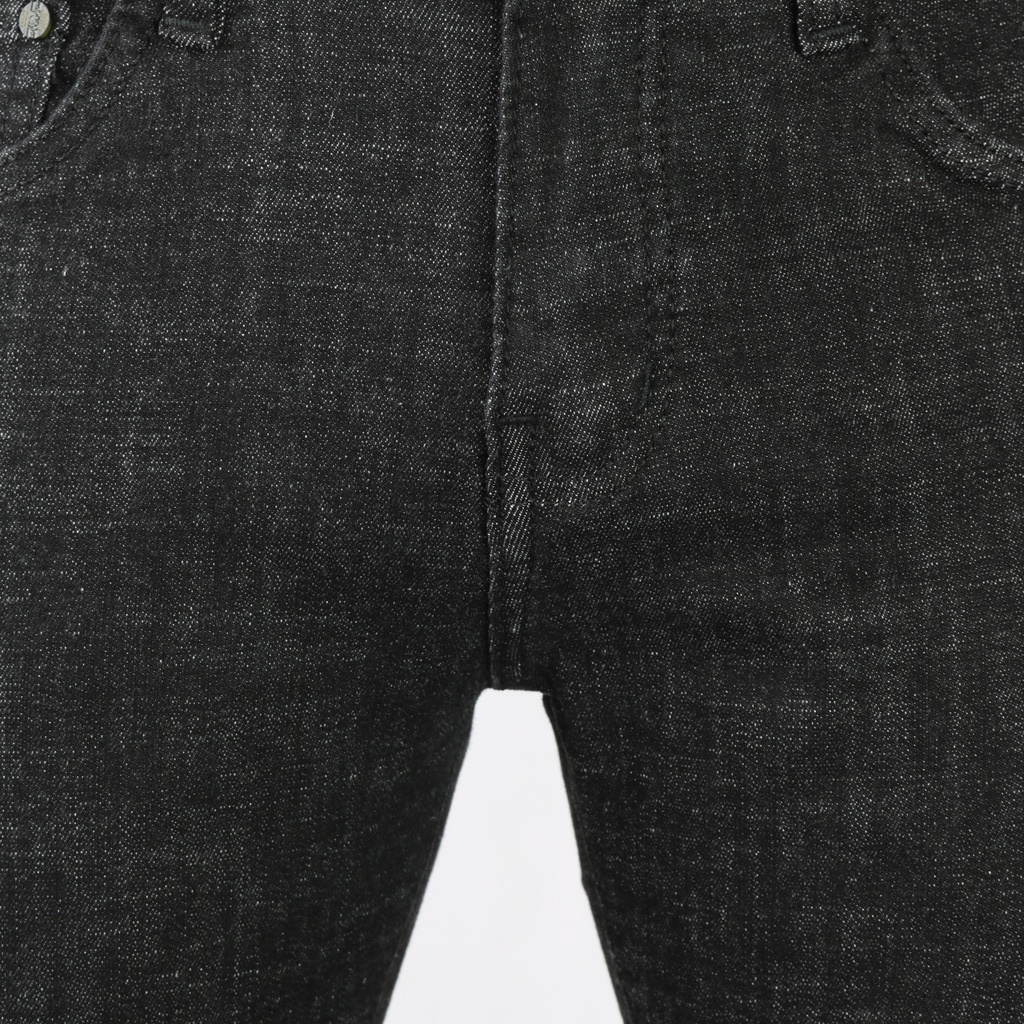 Quần Jean Nam Cao Cấp Đen Lông Chuột Chất Bò Dày Không ra màu Co Giãn Dáng Ôm Vừa Slimfit _ DCC089