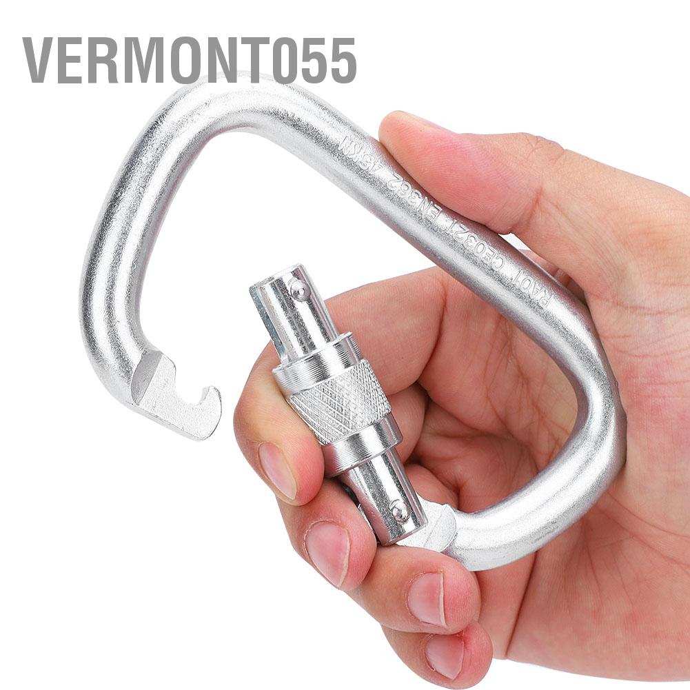 Móc khóa chữ D chất liệu thép không gỉ chịu lực tốt