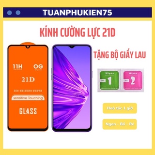 Kính Cường Lực Xiaomi Redmi Full Màn 21D Neomo - Combo Tặng Giấy Lau Kính -Note 7/ 9S/ 9A/ Note 9 Pro/ Note 8/Note 8 Pro