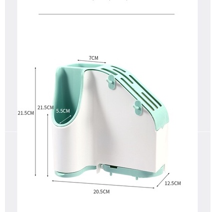 Hộp Đựng Muỗng Đũa (T8) Đa chức năng nhà bếp, Đựng Dao Muỗng Đũa Thìa Kèm Đế Điện Thoại Tích Hợp Trong 1 Gọn Gàng Sang T