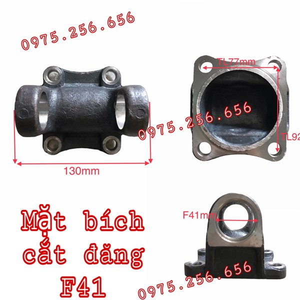 Mặt bích Cắt Đăng 140 Phi 41 Bắt Phanh Tâm 77*92 TH8T phụ tùng ô tô phụ tùng Hùng Lỳ