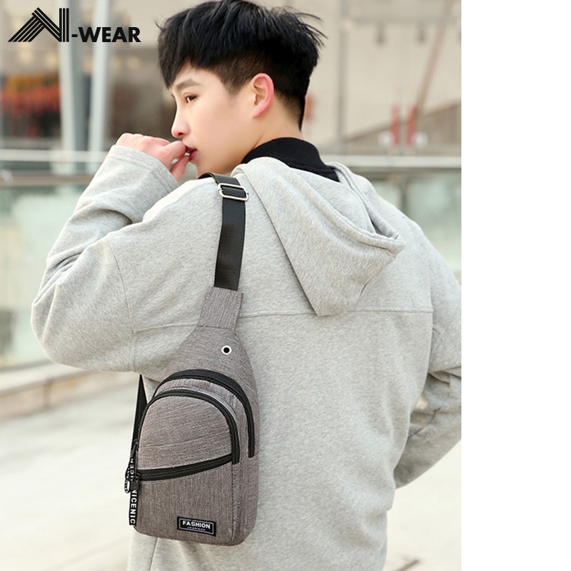 Túi đeo chéo nam cao cấp chống nước Hàn Quốc thích hợp cho đi học, đi chơi, dã ngoại TD227