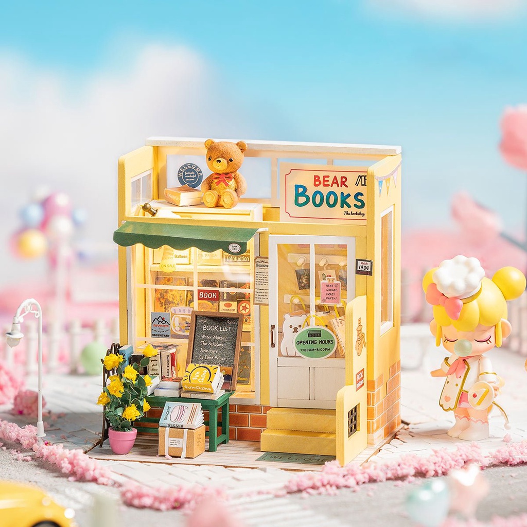 Đồ Chơi Lắp Ráp Bằng Gỗ 3D Mô Hình Nhà Tí Hon Robotime Mind-Find Bookstore DG152
