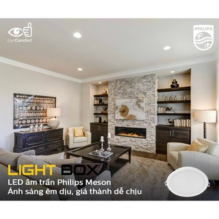 Bộ 4 đèn led âm trần Philips 9W