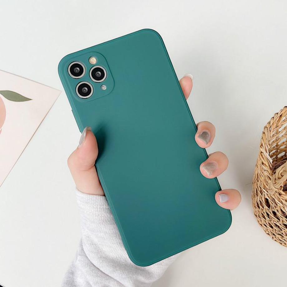 ốp điện thoại Màu Trơn Đơn Giản Cho Iphone 12 Mini Se 2 11 Pro Xs Max | BigBuy360 - bigbuy360.vn