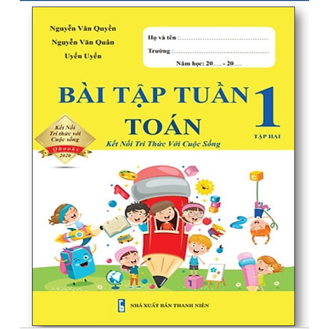 Sách - Bài Tập Tuần Toán 1 - Kết Nối Tri Thức - Tập 2 (1 cuốn)