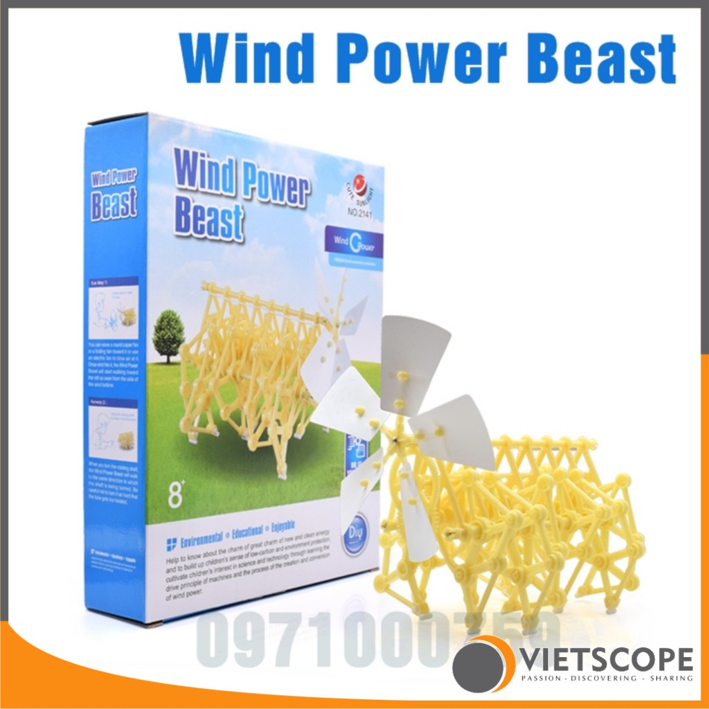 Đồ chơi lắp ráp Quái vật năng lượng gió - Wind Power Beast DIY