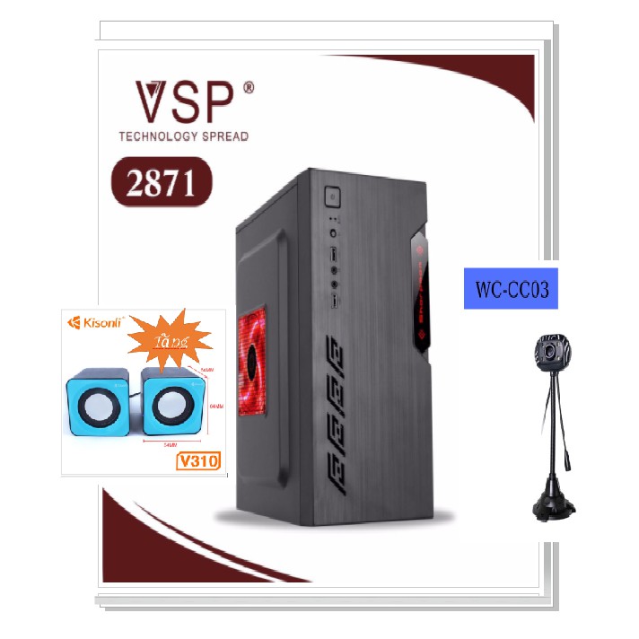 MÁY TÍNH BÀN CHO HỌC SINH HỌC TẬP ONLINE -CPU I 5 -WEBCAM-TẶNG LOA-