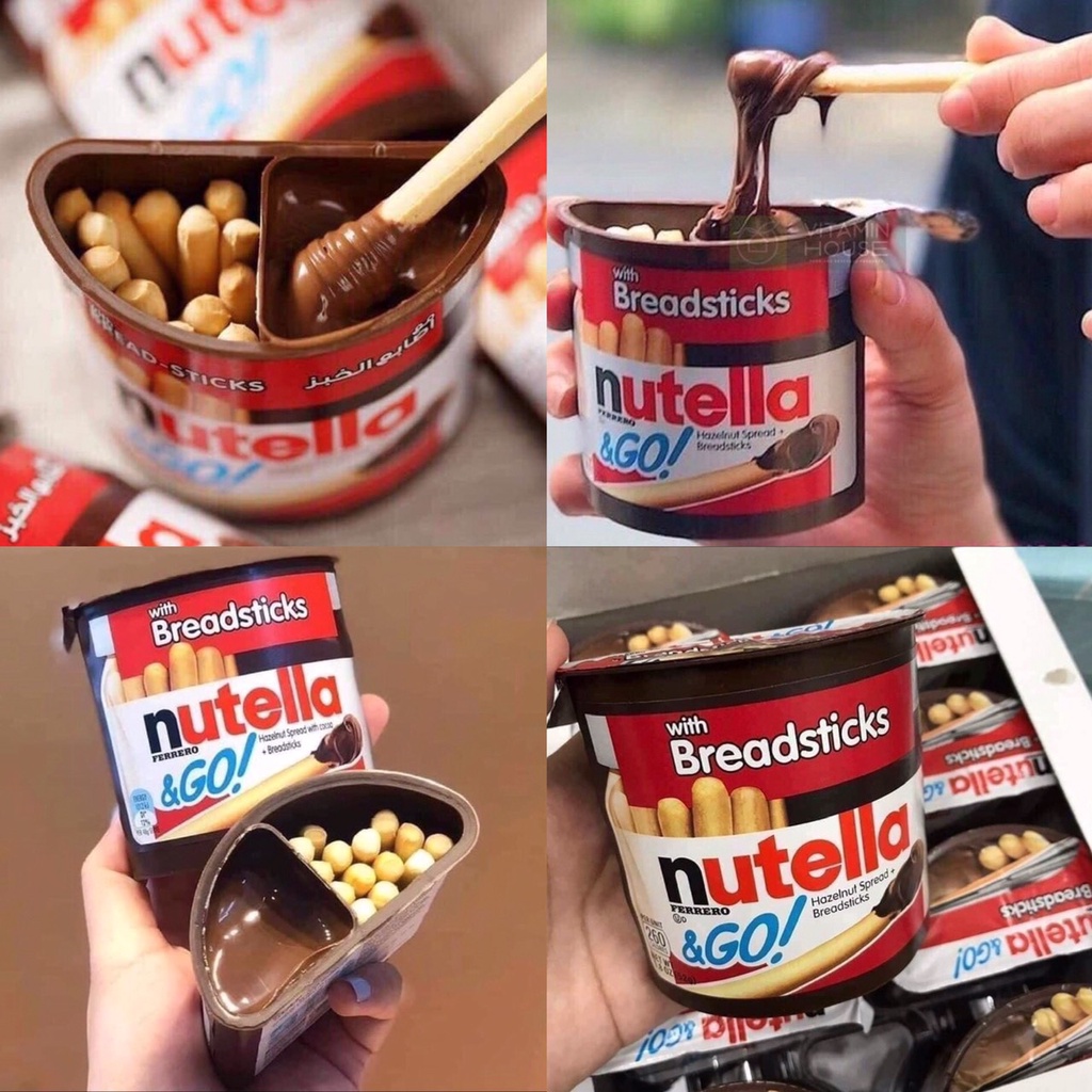 Bánh chấm chocolate Nutella Mỹ