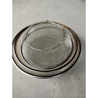 Combo 3 rổ inox đựng đồ đa năng đủ kích cỡ