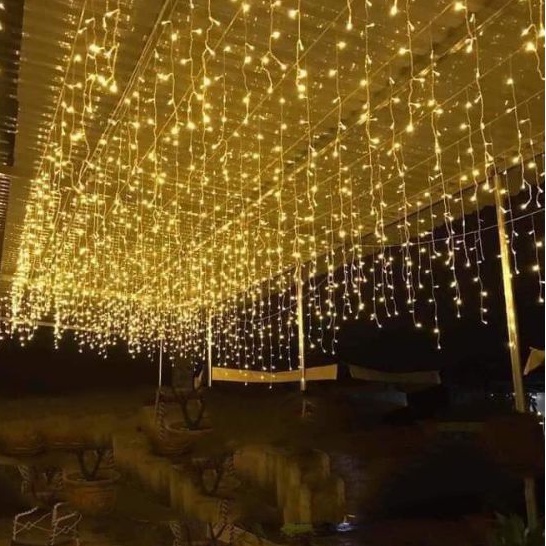 Mua Đèn Led Mành Thả Trang Trí 14 Met 65 Sợi Nháy Châu Âu, Đèn Nháy ...