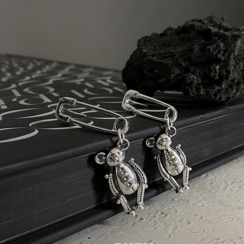 Bông tai dài hình gấu đáng yêu