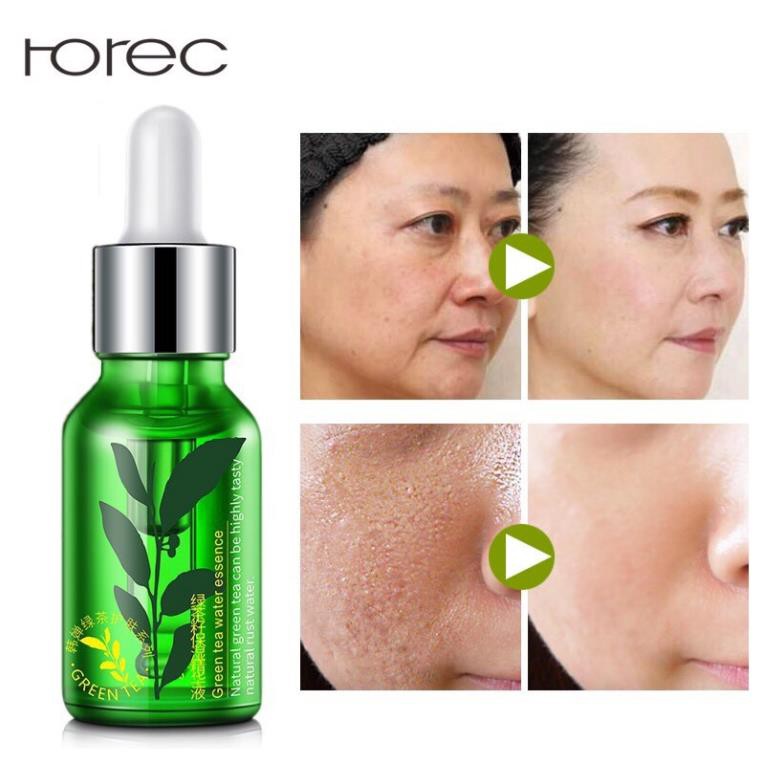 [Mua 2 Miễn Phí Vận Chuyển]Serum Trà Xanh Chăm Sóc Da Làm Trắng và Chống Lão Hóa Rorec 15ml