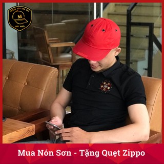 Nón Sơn Màu Đỏ Full - Full Tem Mạc 7 Màu