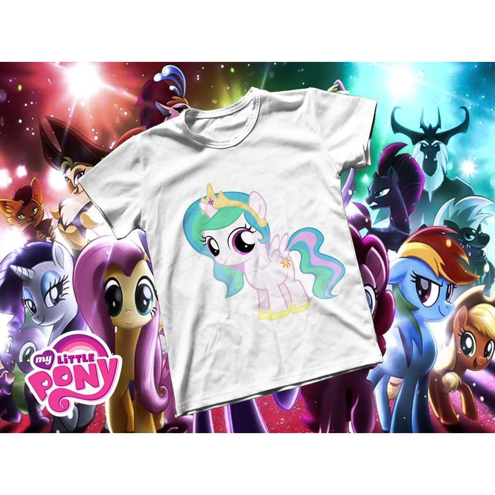 Áo thun Cotton Unisex - Movie - My Little Pony - kỳ lân hồng phấn