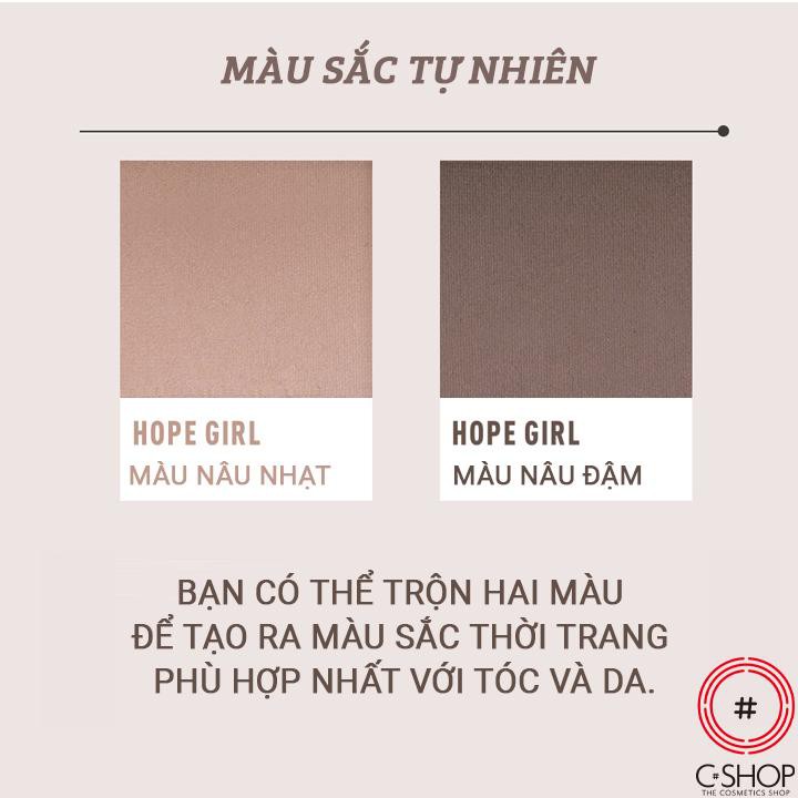 Bộ Kit Kẻ Chân Mày HOPE GIRL NATURAL STYLE EYEBROW KIT (bán giá dùng thử)_Mỹ phẩm Hàn Quốc chính hãng