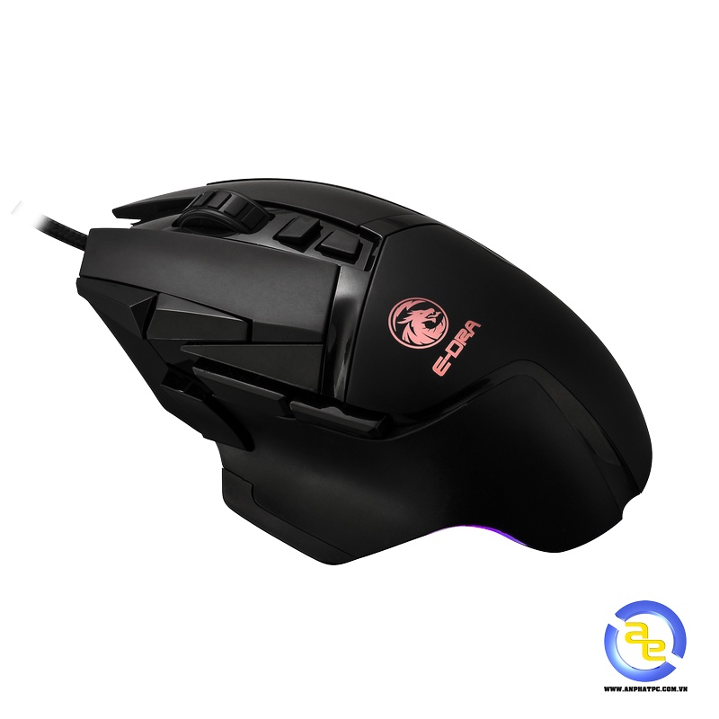 Chuột Gaming có dây E-DRA EM6502 | 12400 DPI| Cảm biến Pixart 3327 | Thiết kế công thái học | BH 24 tháng|