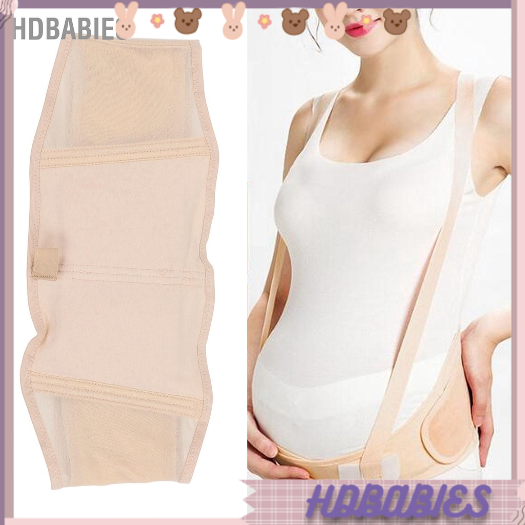 HDbabies Băng hỗ trợ mang thai Đai đeo bụng có thể điều chỉnh cho trở lại
