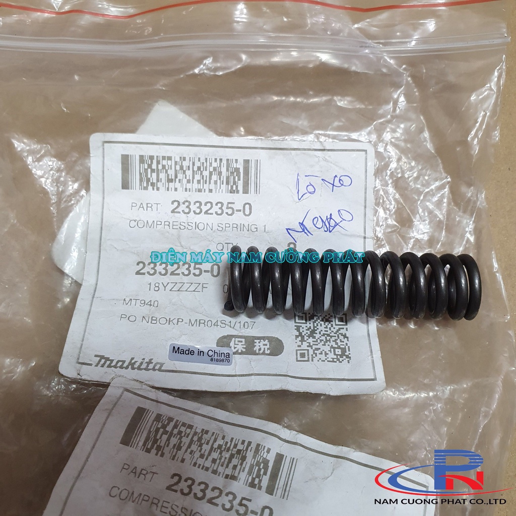 Lò xo máy chà nhám tăng MT941 M9400B Makita Maktec 233235-0