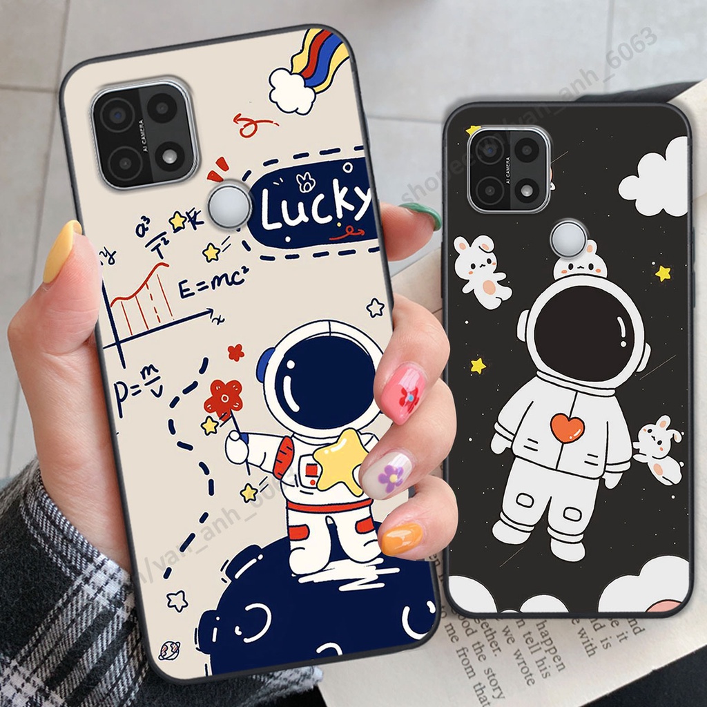 Ốp Oppo A15 / A15s hình bầu trời, phi hành gia đẹp, ốp lưng điện thoại oppo viền dẻo cao cấp