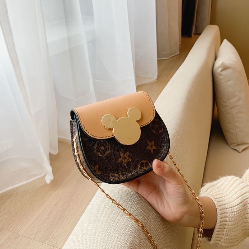 Túi xách cho bé Túi xách mini đeo chéo họa tiết thời trang phong cách Hàn Quốc cho bé gái T04