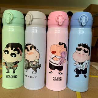 Bình giữ nhiệt cao cấp nắp bật 500 ml giao màu ngẫu nhiên