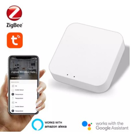 Tuya ZigBee Smart Gateway Hub Cầu nhà thông minh Ứng dụng cuộc sống thông minh Điều khiển từ xa không dây hoạt động với Alexa Google Home BEST