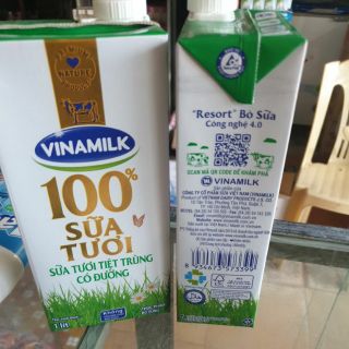 Sữa vinamilk 100% sữa 1lit