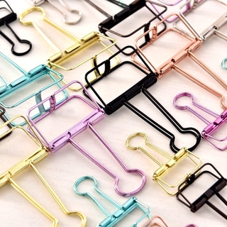 Kẹp Giấy Kim Loại 8 Màu Sắc Lựa Chọn