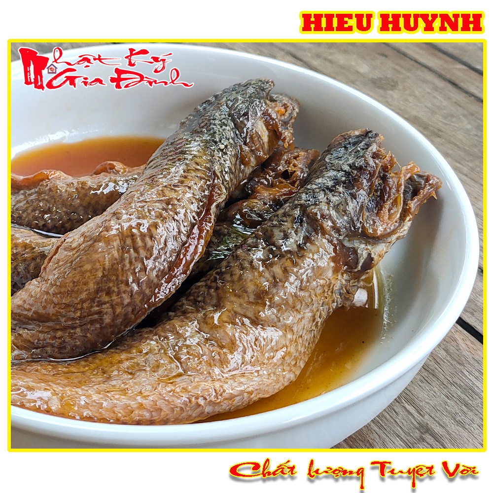500gr Mắm Cá Lóc Nguyên Con Châu Đốc Loại 4 Con/Kg Thơm Ngon Hiệu Kim Yến