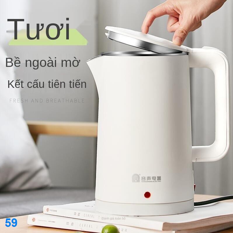 2021 ☒▣❃Ấm siêu tốc Rongsheng đun nước gia đình giữ nhiệt 24 giờ tự động ngắt điện bằng thép không gỉ 304 độ đổi sôi nha