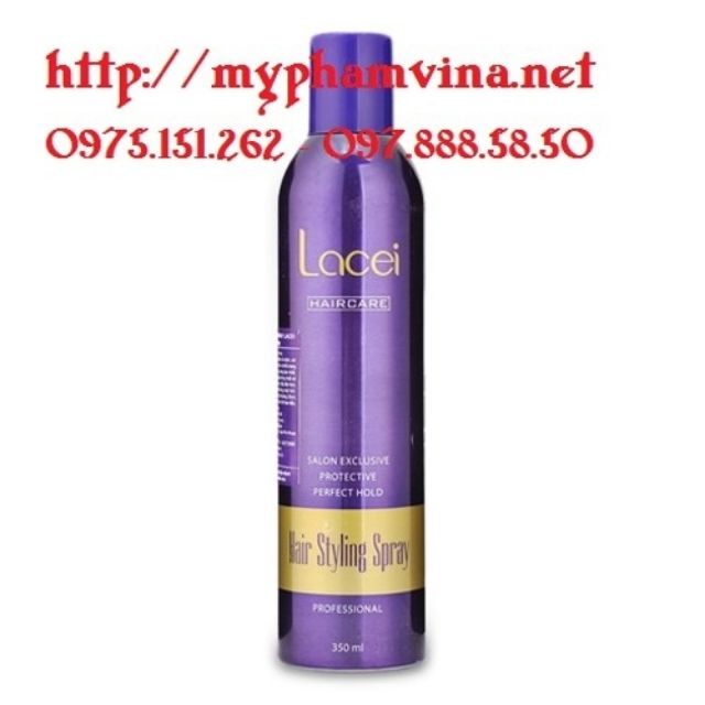 Keo xịt tóc Lacei Hair Styling Spray 350ml (keo cứng)