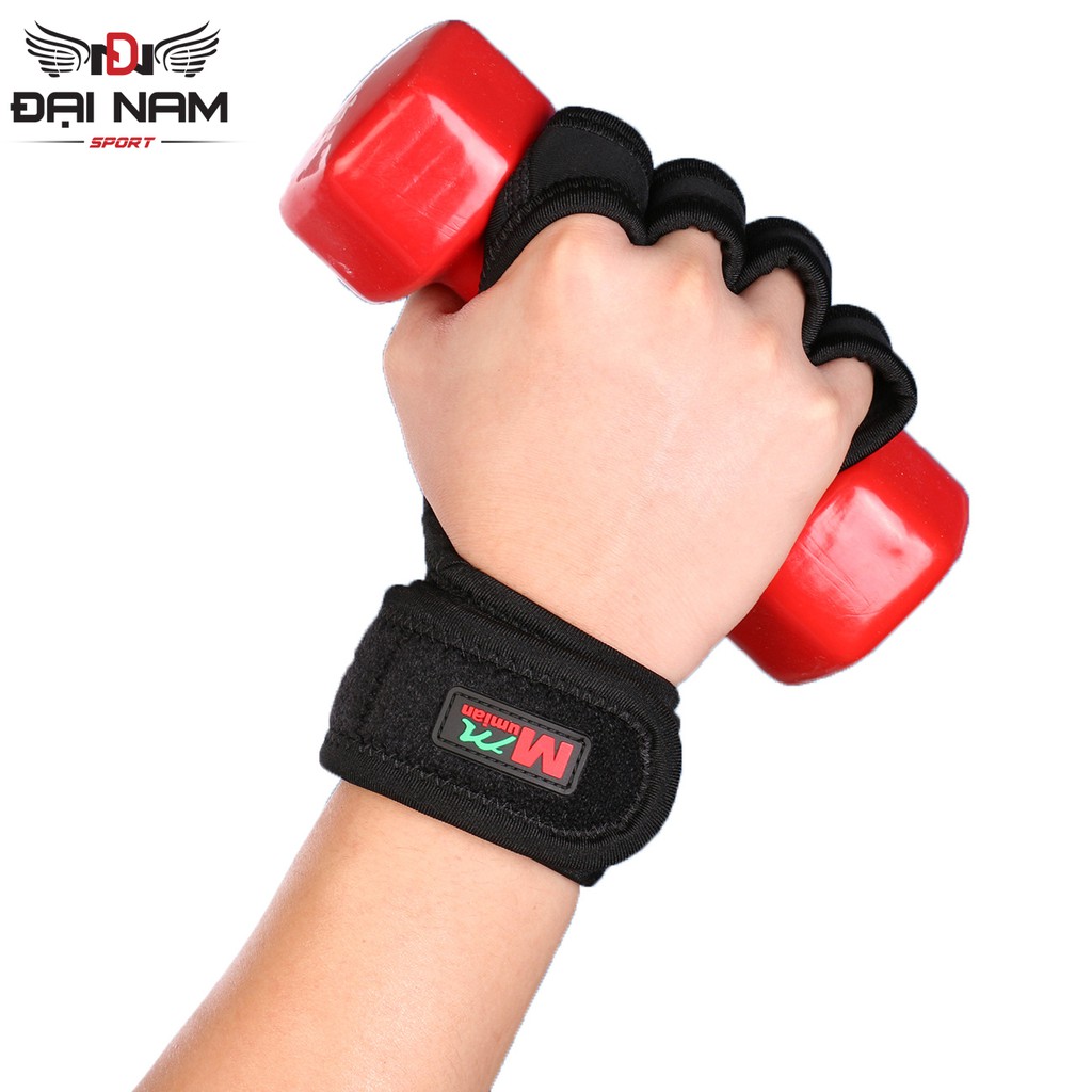 Găng Tay Tập Gym MM Có Viền Cuốn Cổ Tay Cao Cấp Siêu Bền Đẹp,Siêu Chất Đại Nam Sport