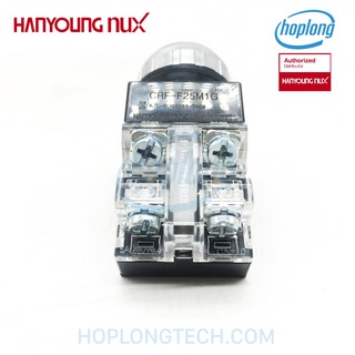 CRF-F25M1G Nút nhấn Hanyoung loại nhấn nhả không đèn phi 25 màu xanh