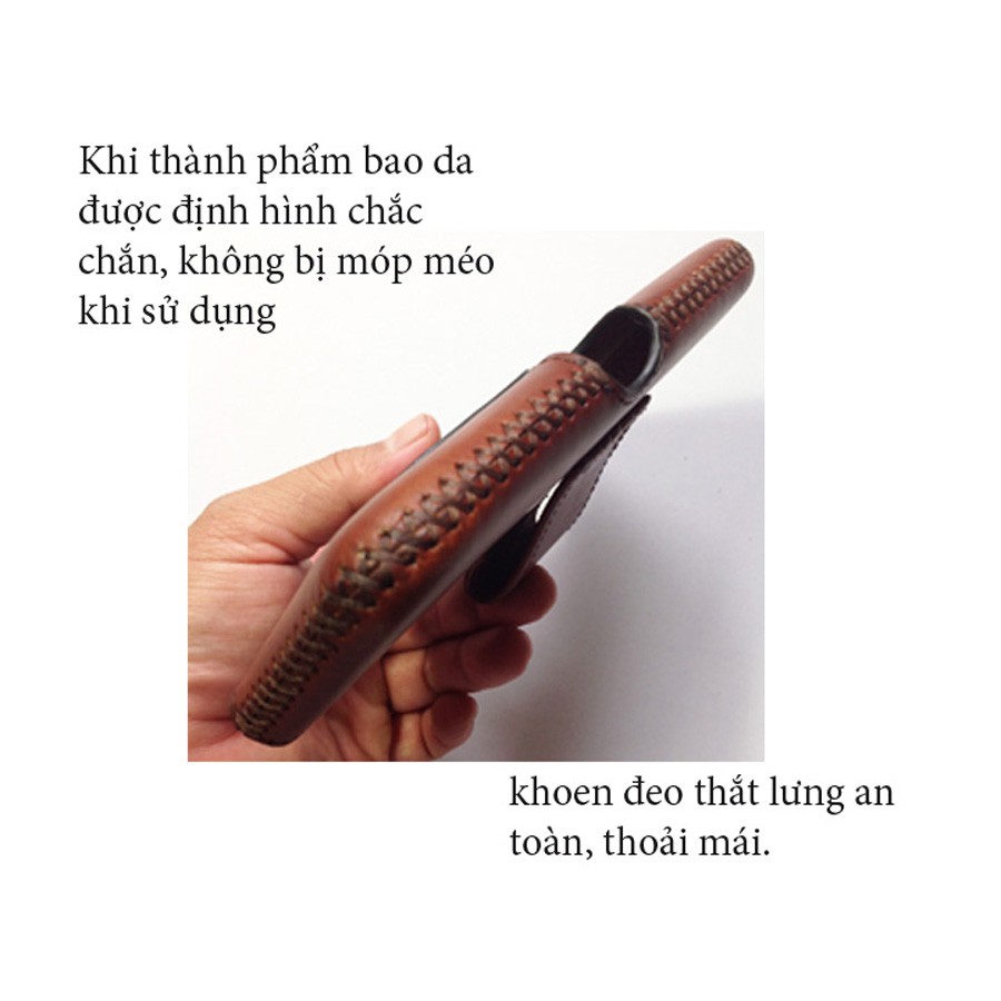 Bao Da Điện Thoại đeo thắt lưng- bao da iphone, bao da đựng ốp iphone | BigBuy360 - bigbuy360.vn